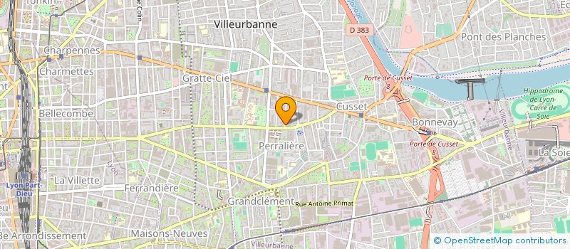 localisation de l'entreprise MADAME CAROLE BENSOUSSAN à VILLEURBANNE