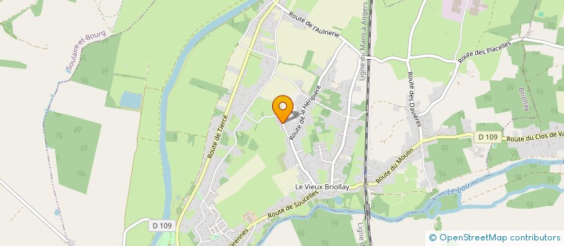 localisation de l'entreprise MADAME CAROLE BERGERE  BRIOLLAY