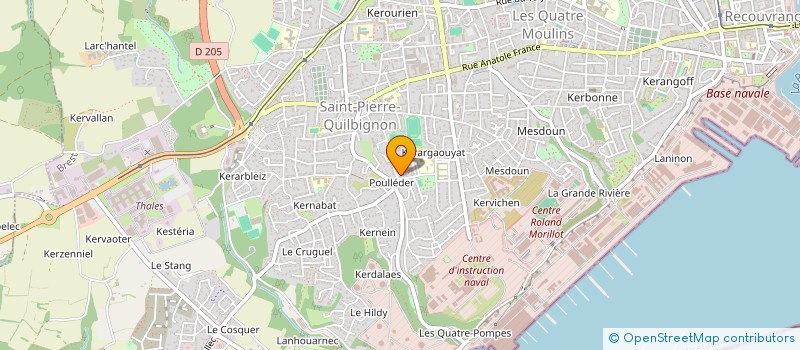 localisation de l'entreprise MADAME CAROLE BERGEROT à BREST