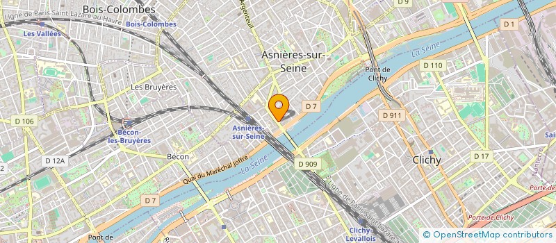 localisation de l'entreprise MADAME CAROLE BERNASSOLA à ASNIERES-SUR-SEINE