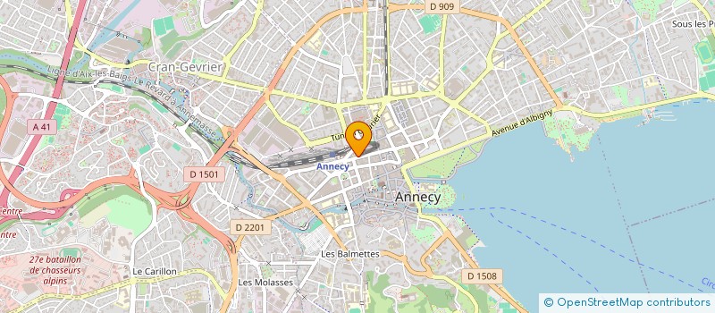 localisation de l'entreprise MADAME CAROLE BERRIH  ANNECY