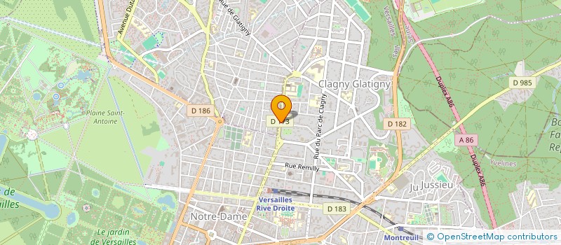 localisation de l'entreprise MADAME CAROLE BERROD  VERSAILLES