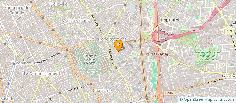 localisation de l'entreprise MADAME CAROLE BERTHET-BONDET  PARIS