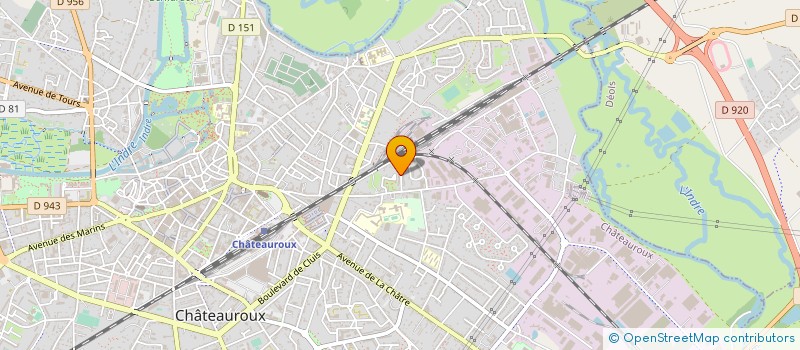 localisation de l'entreprise MADAME CAROLE BERTHOMMIER à CHATEAUROUX