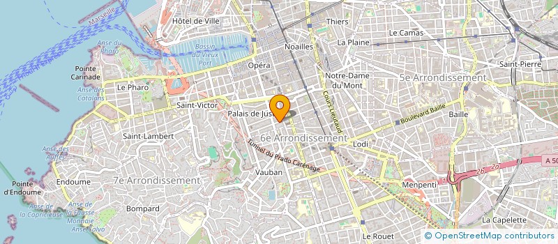 localisation de l'entreprise MADAME CAROLE BESNIER  MARSEILLE