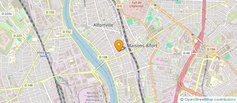 localisation de l'entreprise MADAME CAROLE BESSON à ALFORTVILLE