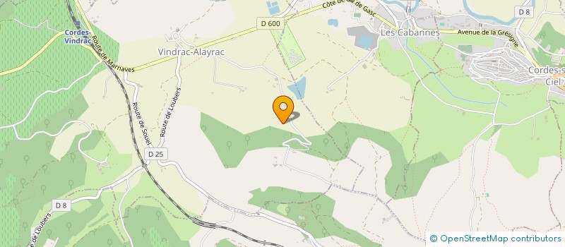 localisation de l'entreprise MADAME CAROLE BEX  VINDRAC-ALAYRAC