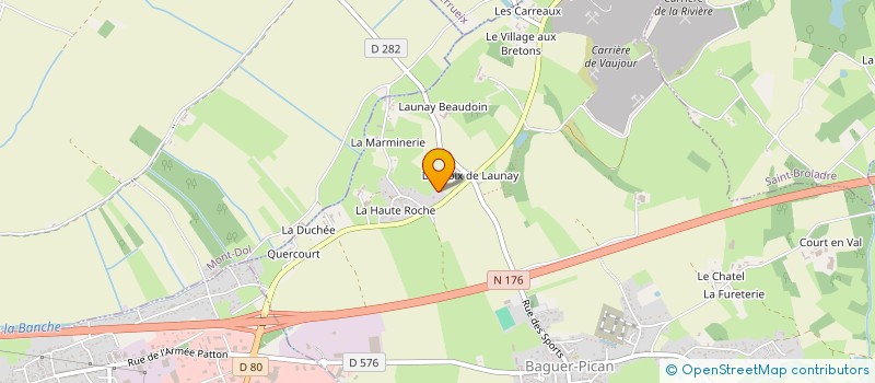 localisation de l'entreprise MADAME CAROLE BEZIRARD  BAGUER-PICAN