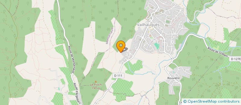 localisation de l'entreprise MADAME CAROLE BIANCHI  VAILHAUQUES