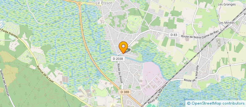 localisation de l'entreprise MADAME CAROLE BICHON  SAINT-HILAIRE-DE-RIEZ