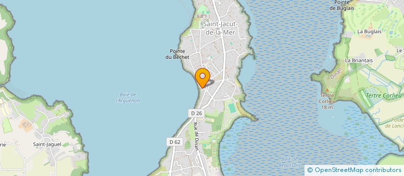 localisation de l'entreprise MADAME CAROLE BIRD-GALLET  SAINT-JACUT-DE-LA-MER