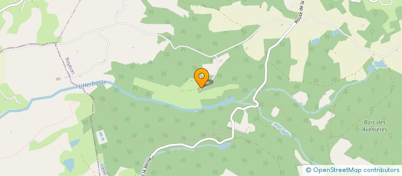 localisation de l'entreprise MADAME CAROLE BIRET  ROYBON