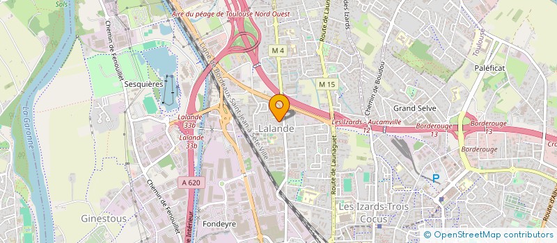 localisation de l'entreprise MADAME CAROLE BLANC  TOULOUSE