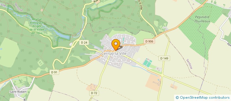 localisation de l'entreprise MADAME CAROLE BLANCHARD  CERNAY-LA-VILLE