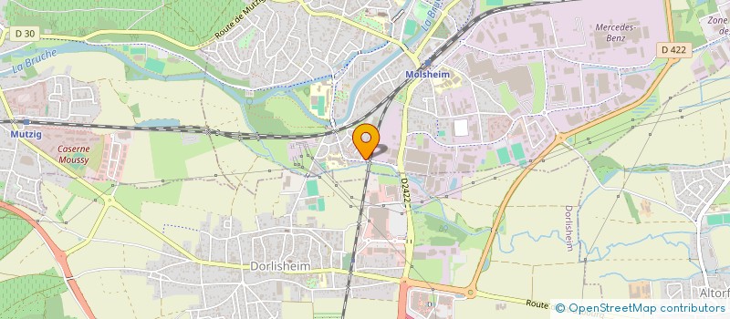 localisation de l'entreprise MADAME CAROLE BLANCK  MOLSHEIM