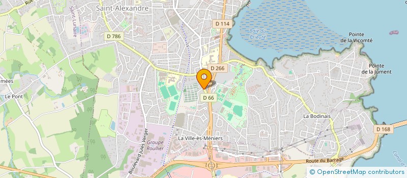 localisation de l'entreprise MADAME CAROLE BLIN  DINARD