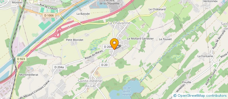 localisation de l'entreprise MADAME CAROLE BOCHATON  MONTMELIAN