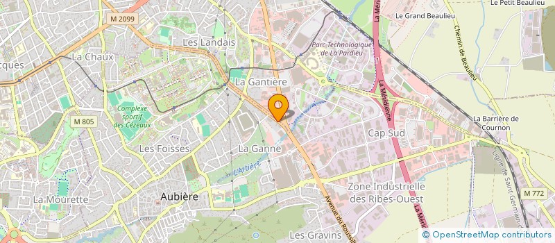 localisation de l'entreprise MADAME CAROLE BODA  AUBIERE