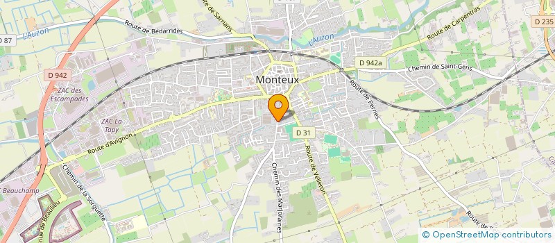 localisation de l'entreprise MADAME CAROLE BOFFELI  MONTEUX