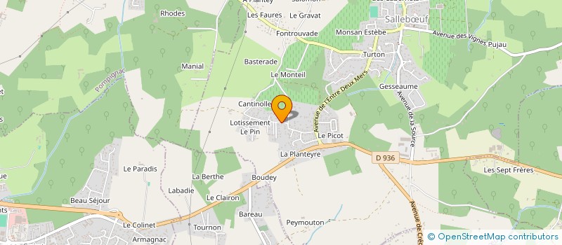 localisation de l'entreprise MADAME CAROLE BOIBELET  SALLEBOEUF