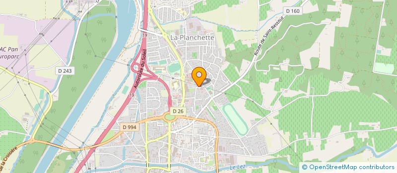 localisation de l'entreprise MADAME CAROLE BOISSIN  BOLLENE