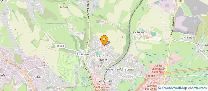 localisation de l'entreprise MADAME CAROLE BOISSONNADE  ONET-LE-CHATEAU