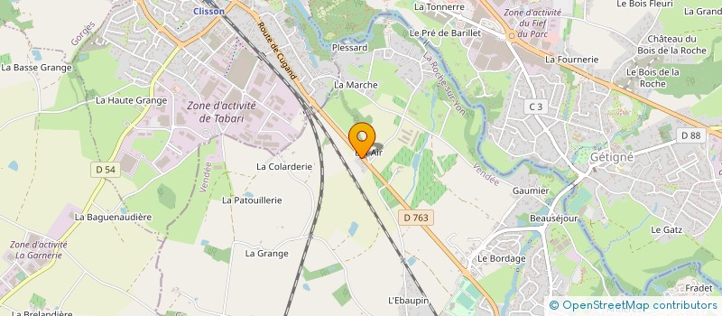 localisation de l'entreprise MADAME CAROLE BOIVINEAU à CUGAND