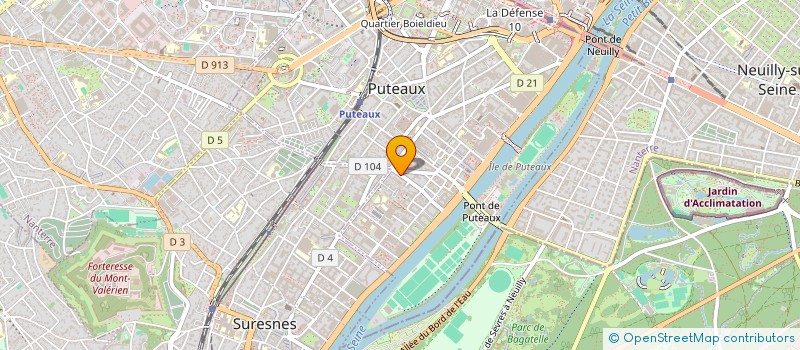 localisation de l'entreprise MADAME CAROLE BOMBAIL  PUTEAUX