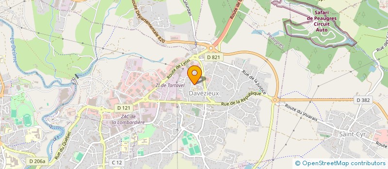 localisation de l'entreprise MADAME CAROLE BONANAUD  COUDOUX