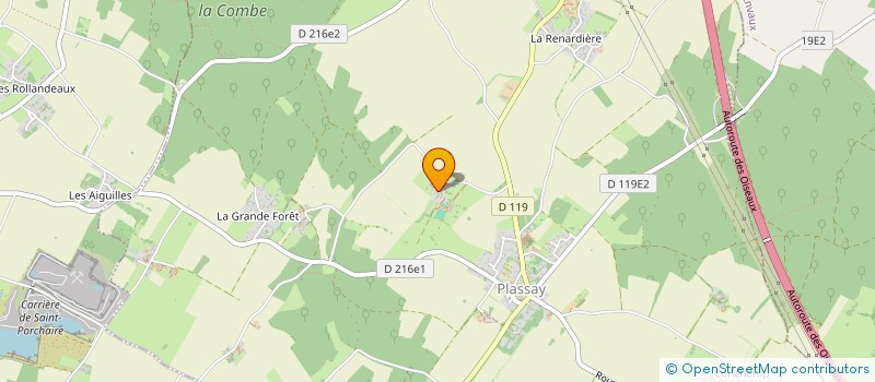 localisation de l'entreprise MADAME CAROLE BONNIN  PLASSAY