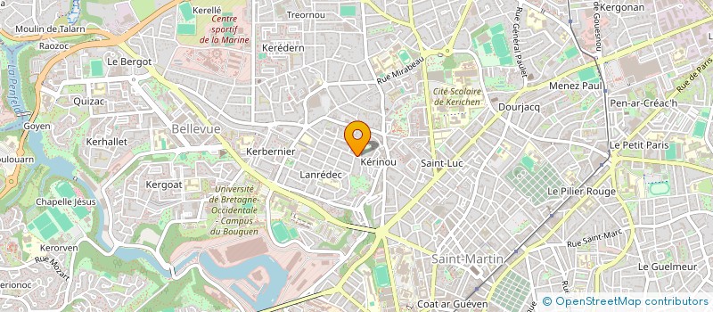 localisation de l'entreprise MADAME CAROLE BONNIN à BREST