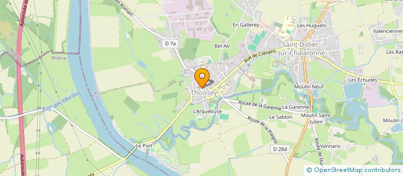 localisation de l'entreprise MADAME CAROLE BORREL  THOISSEY