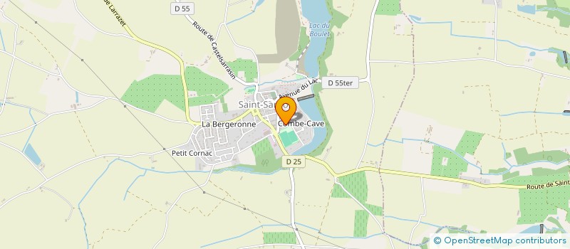 localisation de l'entreprise MADAME CAROLE BOSSUWE  SAINT-SARDOS