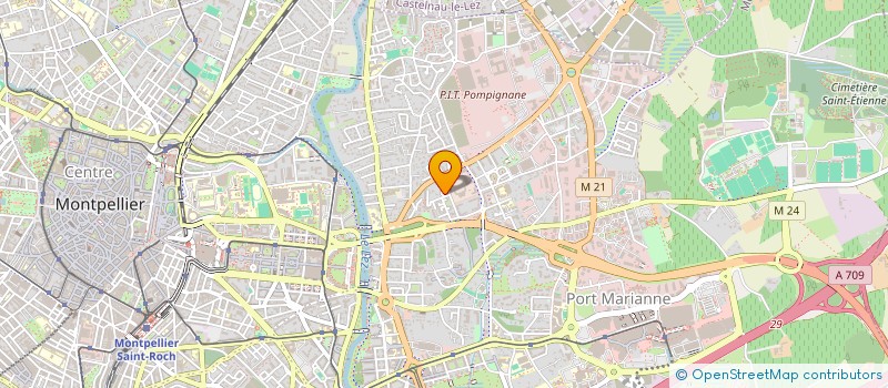 localisation de l'entreprise MADAME CAROLE BOU HANNA à MONTPELLIER