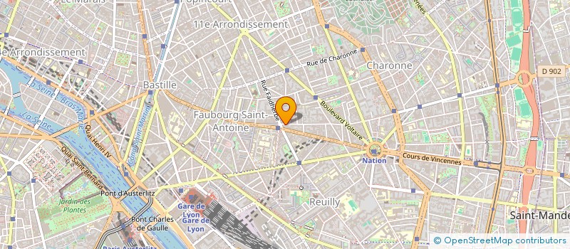 localisation de l'entreprise MADAME CAROLE BOUCHET  PARIS