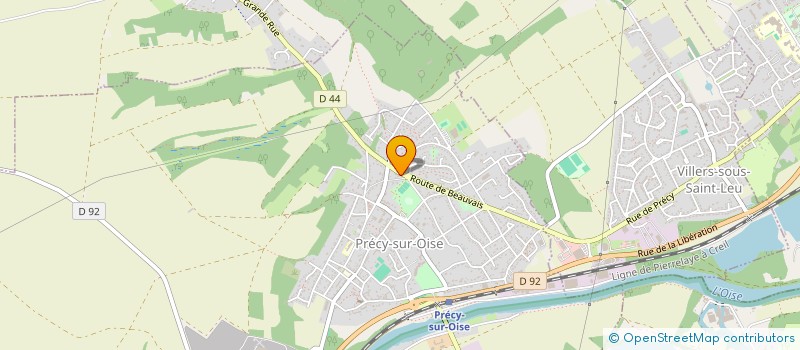 localisation de l'entreprise MADAME CAROLE BOUCLY  PRECY-SUR-OISE