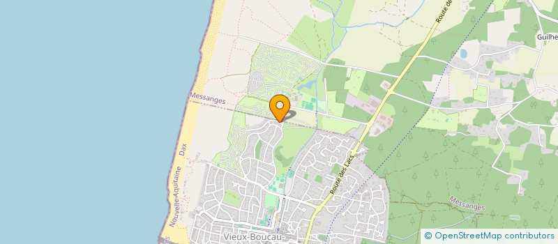 localisation de l'entreprise MADAME CAROLE BOUFFARD  VIEUX-BOUCAU-LES-BAINS