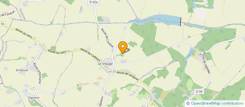 localisation de l'entreprise MADAME CAROLE BOURACHOT  LAGRAULET-SAINT-NICOLAS