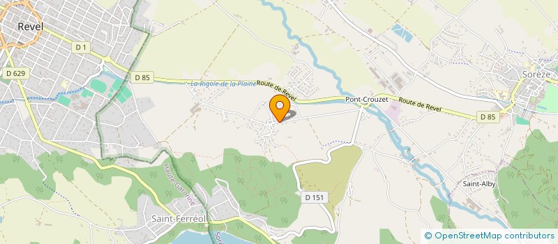 localisation de l'entreprise MADAME CAROLE BOURCIER  SOREZE