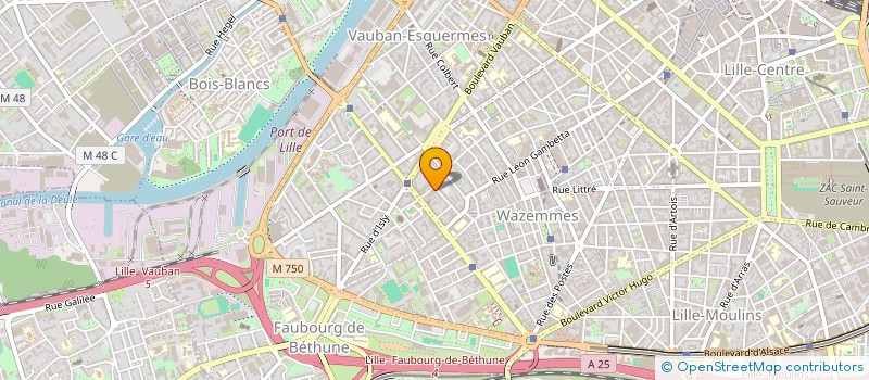 localisation de l'entreprise MADAME CAROLE BOURREAU à LILLE