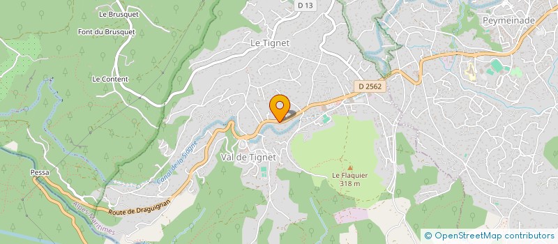 localisation de l'entreprise MADAME CAROLE BOUTEILLE à LE TIGNET
