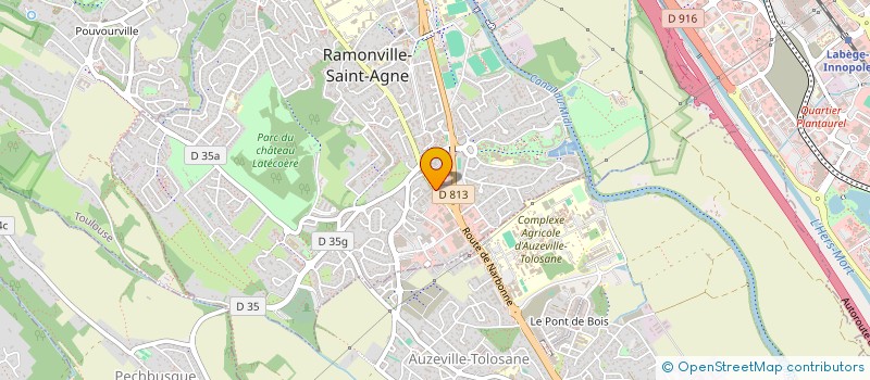 localisation de l'entreprise MADAME CAROLE BOUTET à RAMONVILLE-SAINT-AGNE
