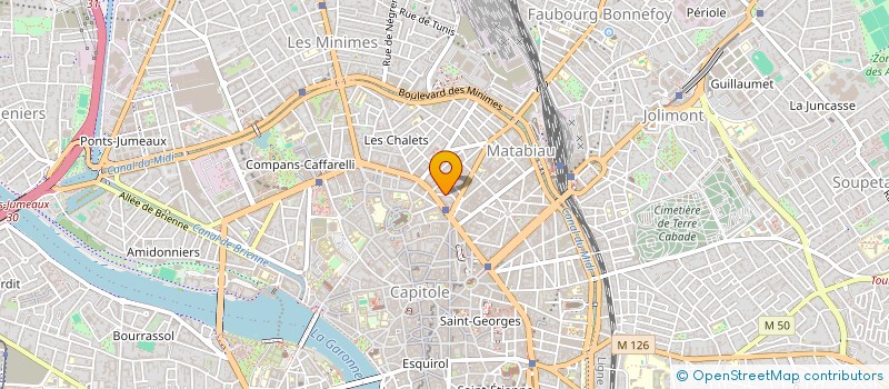 localisation de l'entreprise MADAME CAROLE BOUTRUCHE  TOULOUSE