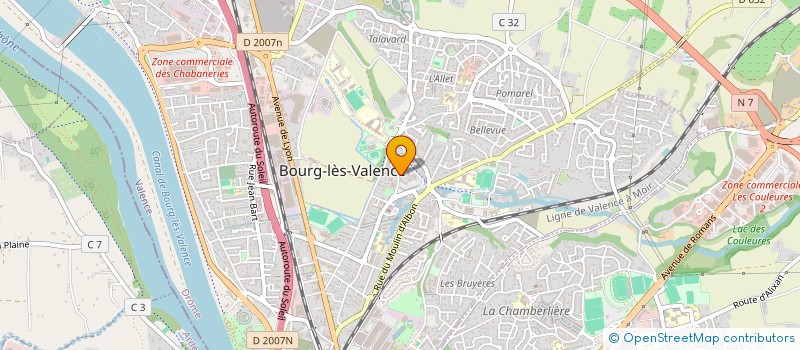 localisation de l'entreprise MADAME CAROLE BOYS  BOURG-LES-VALENCE