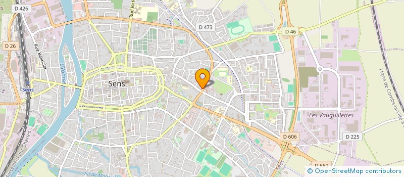 localisation de l'entreprise MADAME CAROLE BRAILLY  SENS