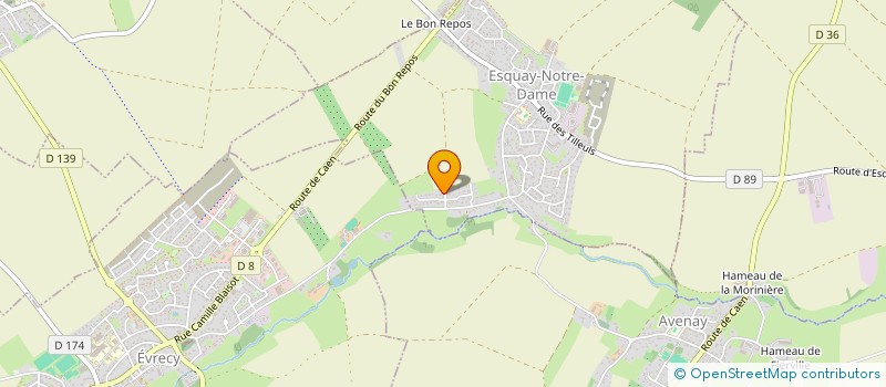 localisation de l'entreprise MADAME CAROLE BREITENREICHER  ESQUAY-NOTRE-DAME