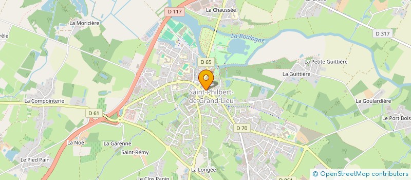 localisation de l'entreprise MADAME CAROLE BRETAGNE à SAINT-PHILBERT-DE-GRAND-LIEU