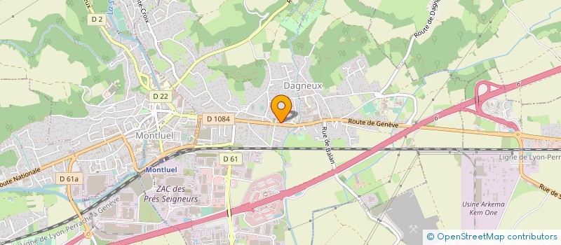 localisation de l'entreprise MADAME CAROLE BRETON  DAGNEUX