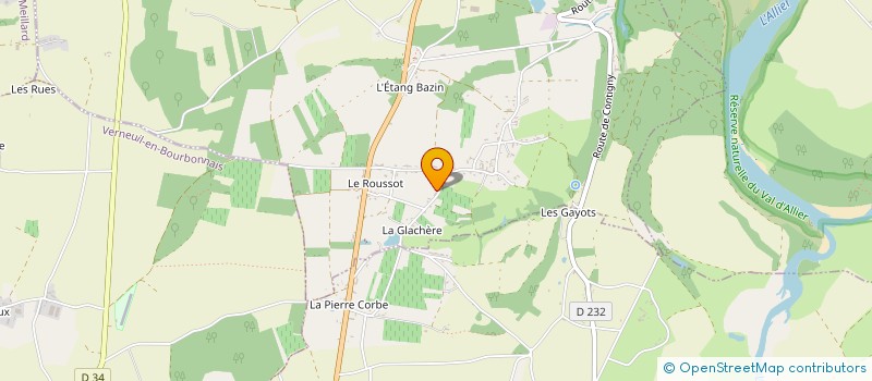 localisation de l'entreprise MADAME CAROLE BRICARD à MONETAY-SUR-ALLIER