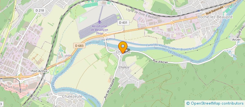 localisation de l'entreprise MADAME CAROLE BRIDE  CHALEZE